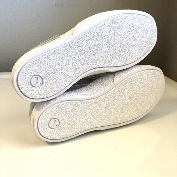 PUMA Love Metallic Silver Lace-up Platform Sneakers 6 NWT - Picture 5 of 7